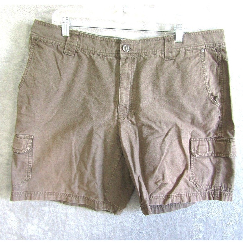 Columbia Mens Cargo Shorts Size 40x10 Brown Omni Shade Sun Protection Outdoor